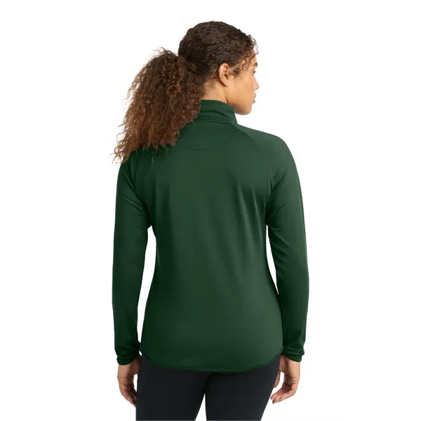Sport-Tek Ladies Sport-Wick Stretch 1/2-Zip Pullover.... from ASI 84863 SanMar
