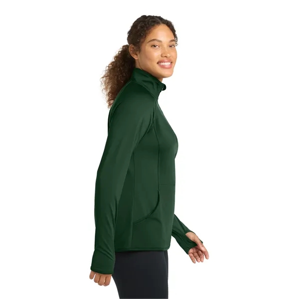Sport-Tek Ladies Sport-Wick Stretch 1/2-Zip Pullover.... from ASI 84863 SanMar
