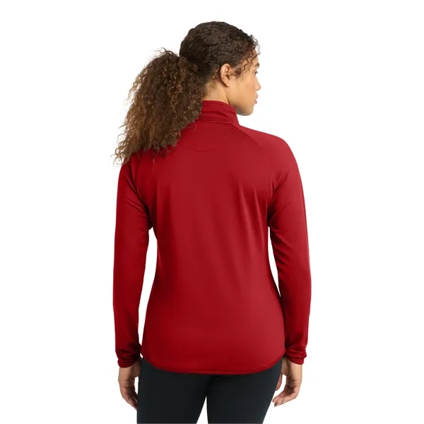 Sport-Tek Ladies Sport-Wick Stretch 1/2-Zip Pullover.... from ASI 84863 SanMar