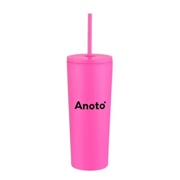 24 oz Tumbler with Straw... from ASI 31517 Admart Products