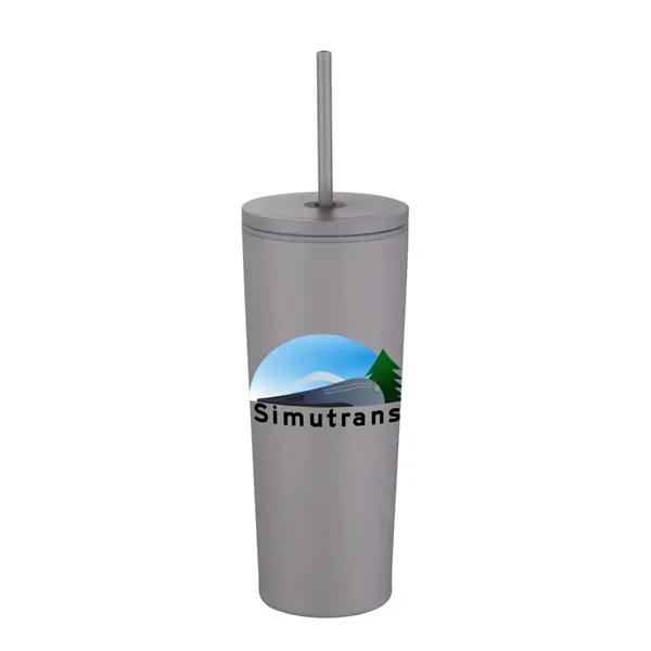 24 oz Tumbler with Straw... from ASI 31517 Admart Products