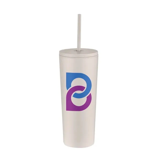 24 oz Tumbler with Straw... from ASI 31517 Admart Products