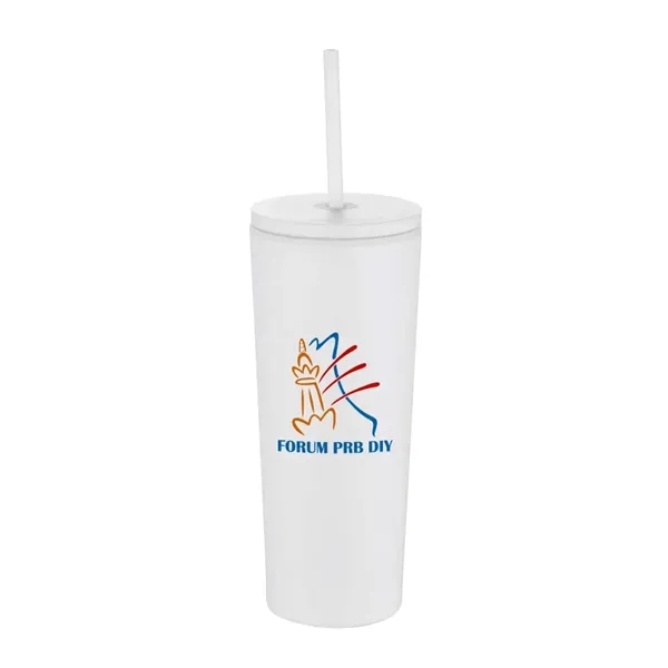 24 oz Tumbler with Straw... from ASI 31517 Admart Products