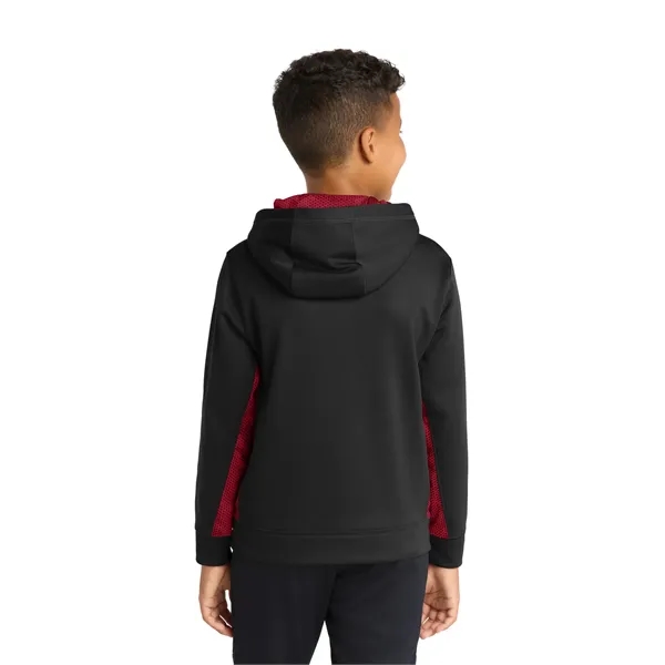 Sport-Tek Youth Sport-Wick CamoHex Fleece Colorblock Hood...... from ASI 84863 SanMar