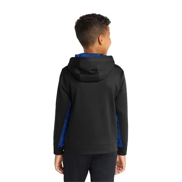 Sport-Tek Youth Sport-Wick CamoHex Fleece Colorblock Hood...... from ASI 84863 SanMar