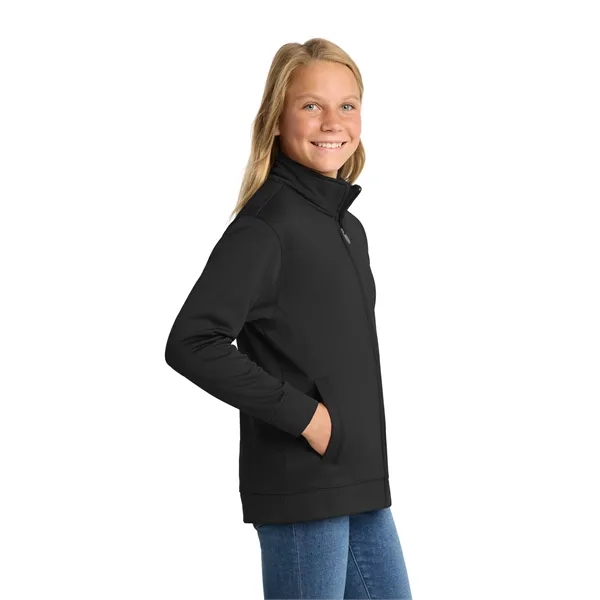 Sport-Tek Youth Sport-Wick Fleece Full-Zip Jacket.... from ASI 84863 SanMar