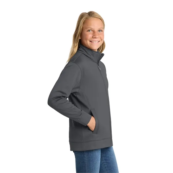 Sport-Tek Youth Sport-Wick Fleece Full-Zip Jacket.... from ASI 84863 SanMar