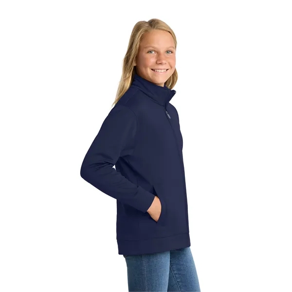 Sport-Tek Youth Sport-Wick Fleece Full-Zip Jacket.... from ASI 84863 SanMar