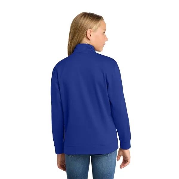 Sport-Tek Youth Sport-Wick Fleece Full-Zip Jacket.... from ASI 84863 SanMar