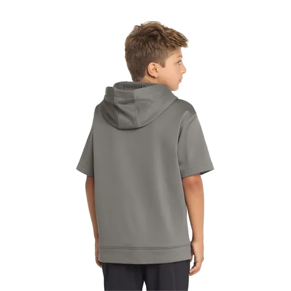 Sport-Tek Youth Sport-Wick Fleece Short Sleeve Hooded Pul...... from ASI 84863 SanMar