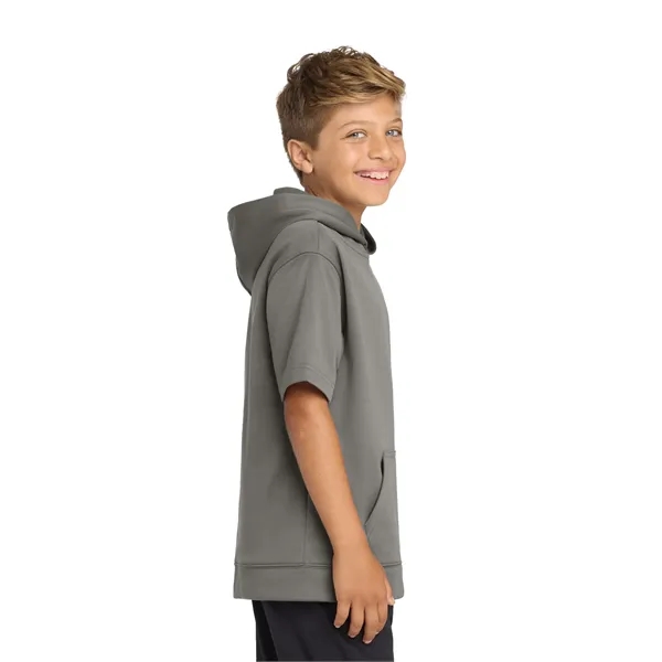 Sport-Tek Youth Sport-Wick Fleece Short Sleeve Hooded Pul...... from ASI 84863 SanMar