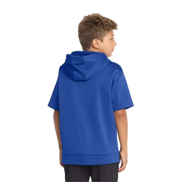 Sport-Tek Youth Sport-Wick Fleece Short Sleeve Hooded Pul...... from ASI 84863 SanMar