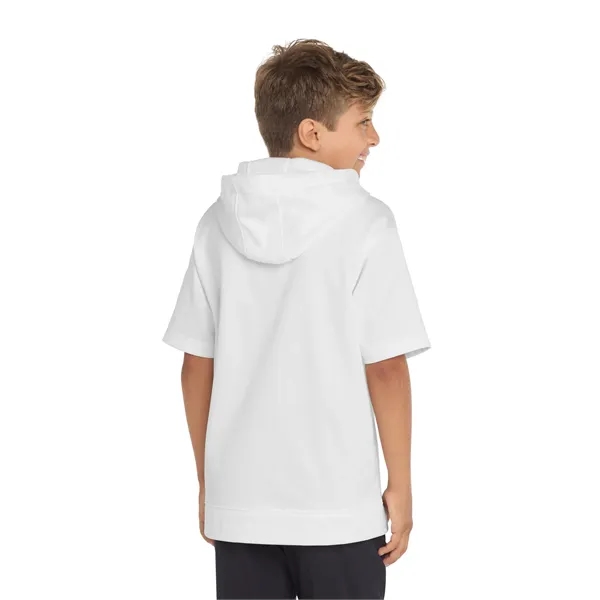 Sport-Tek Youth Sport-Wick Fleece Short Sleeve Hooded Pul...... from ASI 84863 SanMar