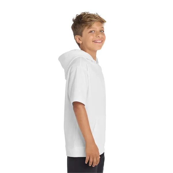 Sport-Tek Youth Sport-Wick Fleece Short Sleeve Hooded Pul...... from ASI 84863 SanMar