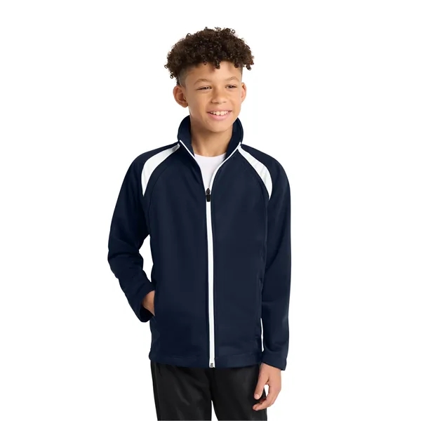 Sport-Tek Youth Tricot Track Jacket.... from ASI 84863 SanMar