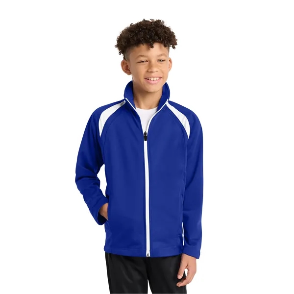 Sport-Tek Youth Tricot Track Jacket.... from ASI 84863 SanMar