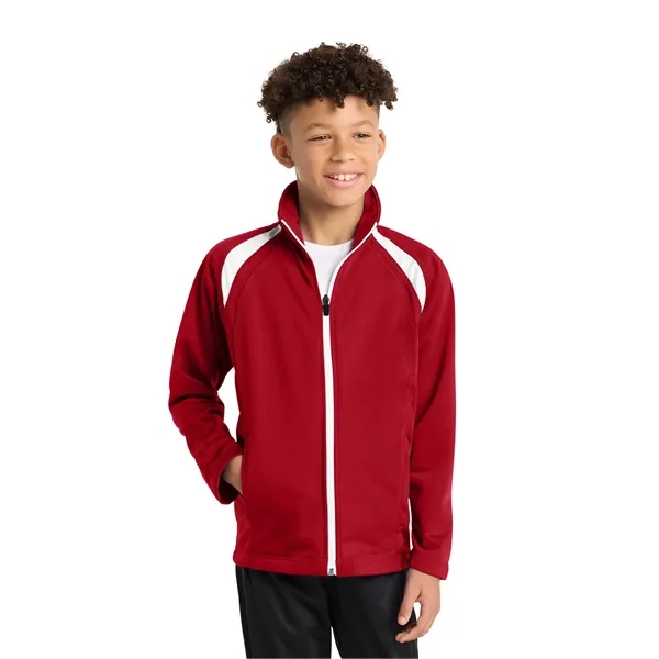 Sport-Tek Youth Tricot Track Jacket.... from ASI 84863 SanMar