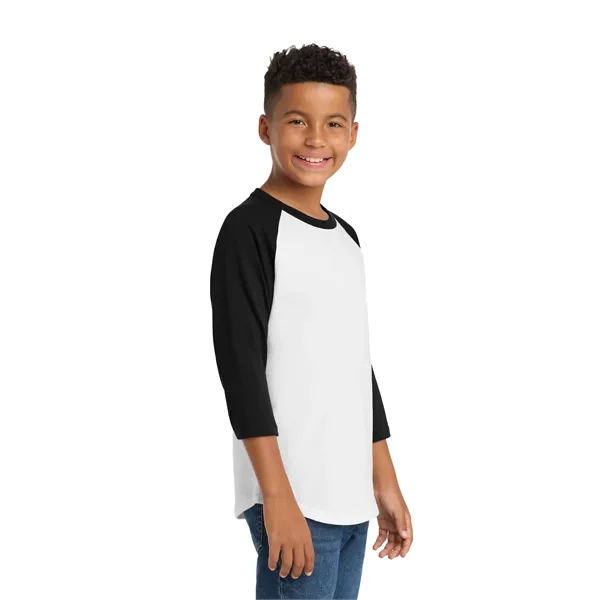 Sport-Tek Youth Colorblock Raglan Jersey.... from ASI 84863 SanMar