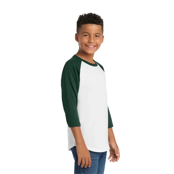 Sport-Tek Youth Colorblock Raglan Jersey.... from ASI 84863 SanMar