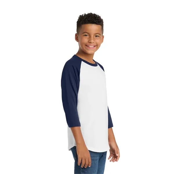 Sport-Tek Youth Colorblock Raglan Jersey.... from ASI 84863 SanMar