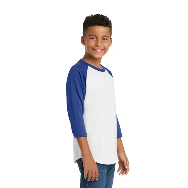 Sport-Tek Youth Colorblock Raglan Jersey.... from ASI 84863 SanMar