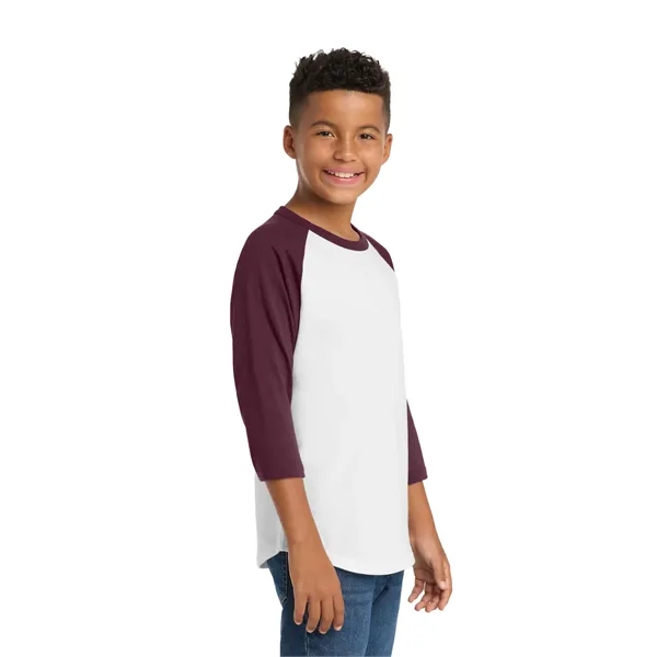 Sport-Tek Youth Colorblock Raglan Jersey.... from ASI 84863 SanMar