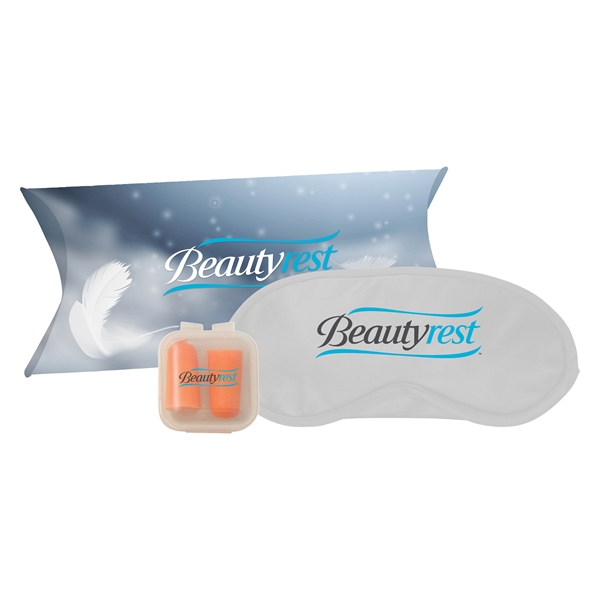 Customizable sleep kit in 7.1" x 3.375" x 1.25" pillow pouch... from ASI 90807 Tekweld