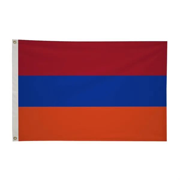 2' x 3' international flag with snow-white header and brass grommets.... from ASI 87188 Showdown Displays