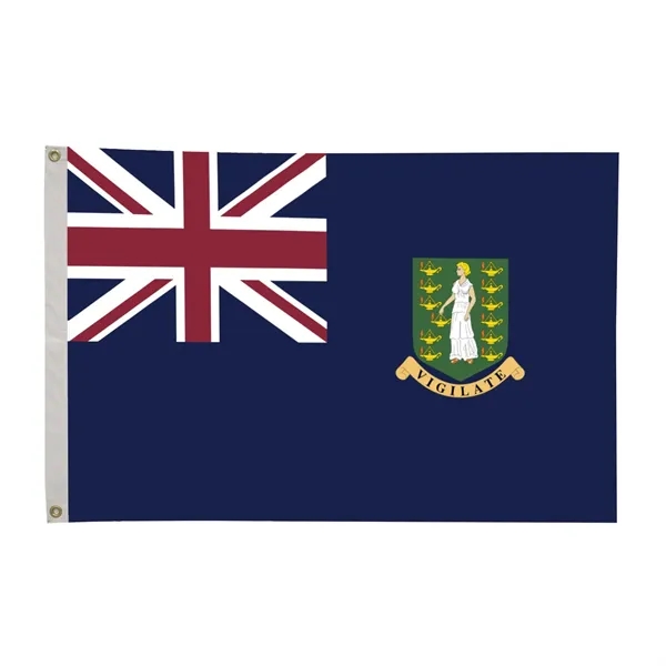 2' x 3' international flag with snow-white header and brass grommets.... from ASI 87188 Showdown Displays