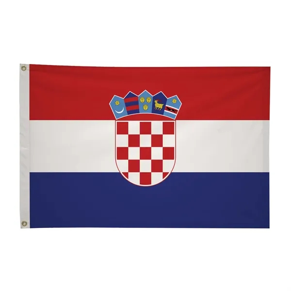 2' x 3' international flag with snow-white header and brass grommets.... from ASI 87188 Showdown Displays