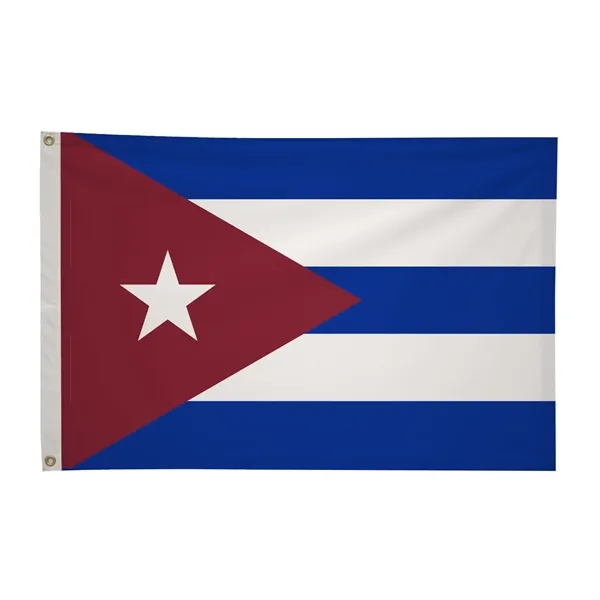 2' x 3' international flag with snow-white header and brass grommets.... from ASI 87188 Showdown Displays