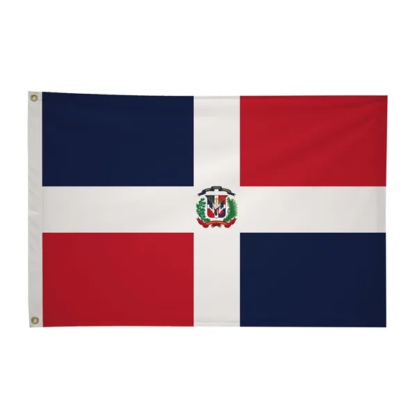 2' x 3' international flag with snow-white header and brass grommets.... from ASI 87188 Showdown Displays