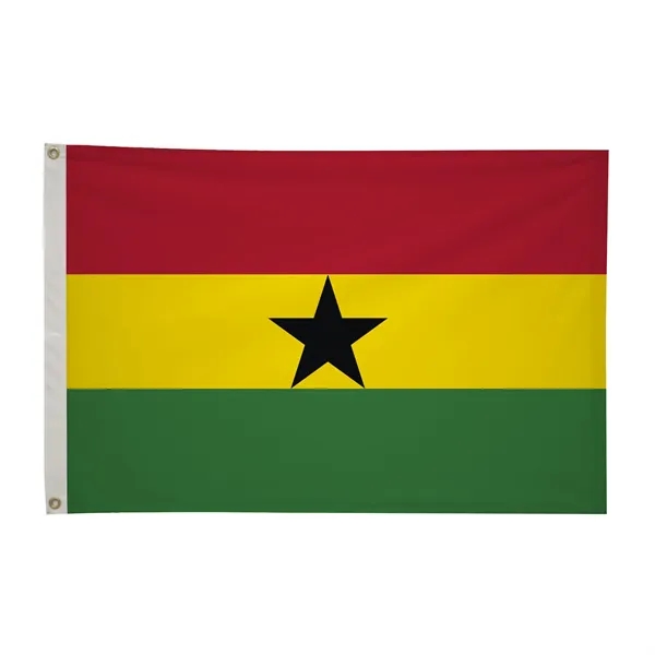 2' x 3' international flag with snow-white header and brass grommets.... from ASI 87188 Showdown Displays