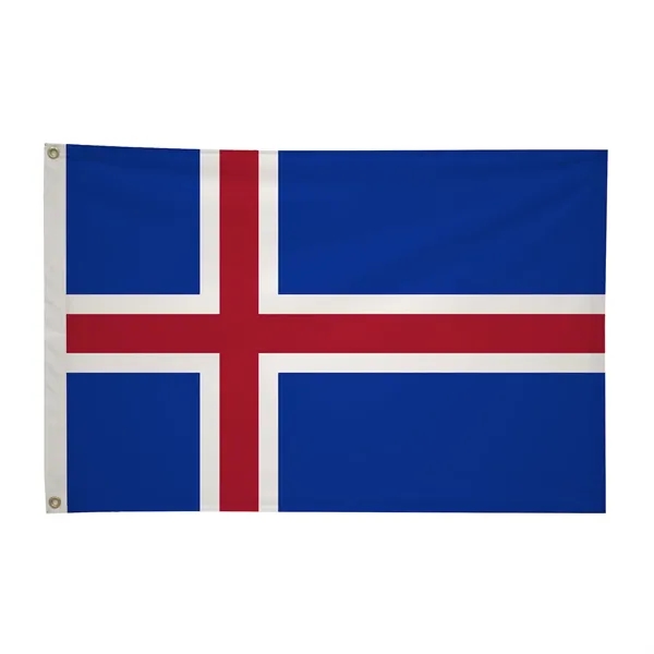 2' x 3' international flag with snow-white header and brass grommets.... from ASI 87188 Showdown Displays