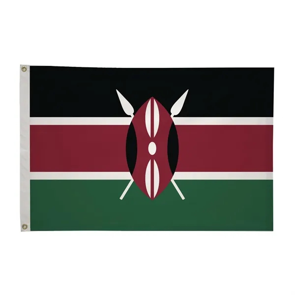 2' x 3' international flag with snow-white header and brass grommets.... from ASI 87188 Showdown Displays