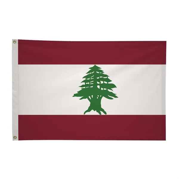 2' x 3' international flag with snow-white header and brass grommets.... from ASI 87188 Showdown Displays