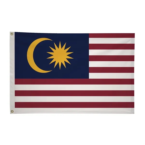 2' x 3' international flag with snow-white header and brass grommets.... from ASI 87188 Showdown Displays