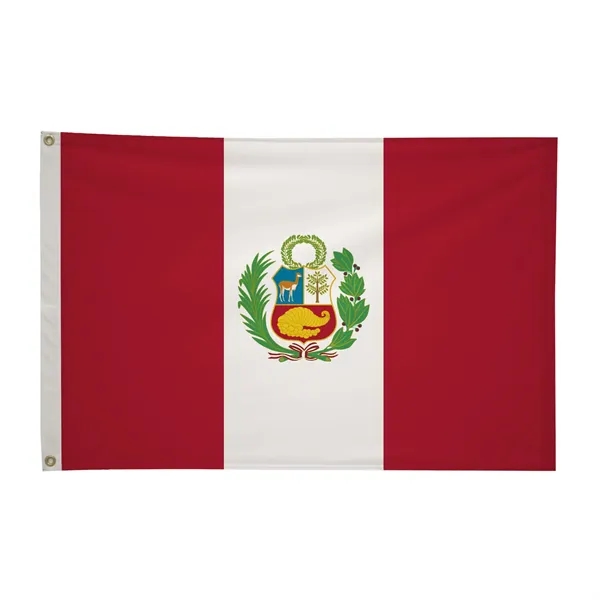 2' x 3' international flag with snow-white header and brass grommets.... from ASI 87188 Showdown Displays