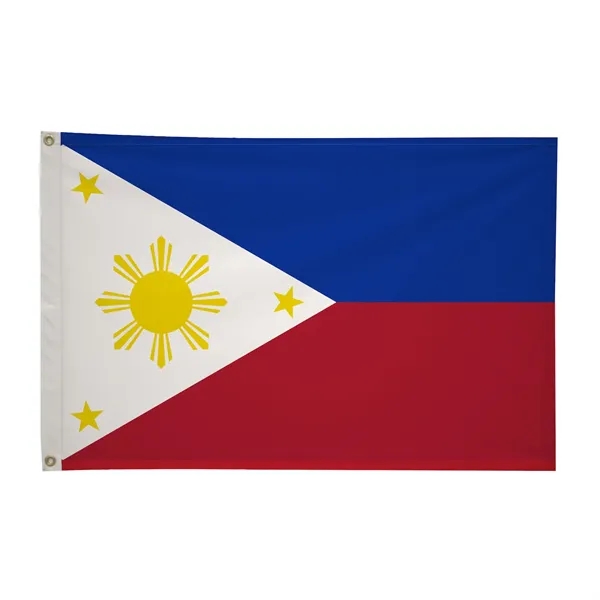 2' x 3' international flag with snow-white header and brass grommets.... from ASI 87188 Showdown Displays