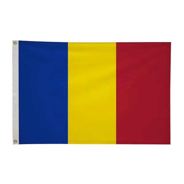 2' x 3' international flag with snow-white header and brass grommets.... from ASI 87188 Showdown Displays
