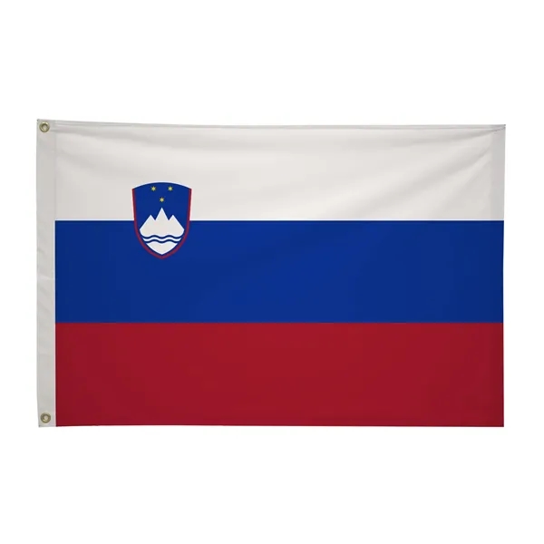 2' x 3' international flag with snow-white header and brass grommets.... from ASI 87188 Showdown Displays