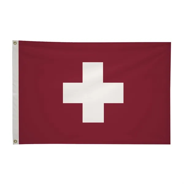 2' x 3' international flag with snow-white header and brass grommets.... from ASI 87188 Showdown Displays