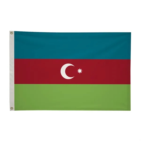 2' x 3' international flag with snow-white header and brass grommets.... from ASI 87188 Showdown Displays