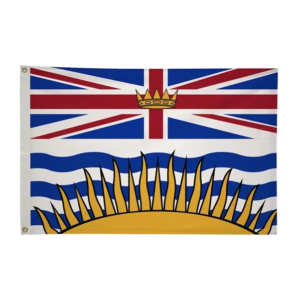 2' x 3' international flag with snow-white header and brass grommets.... from ASI 87188 Showdown Displays