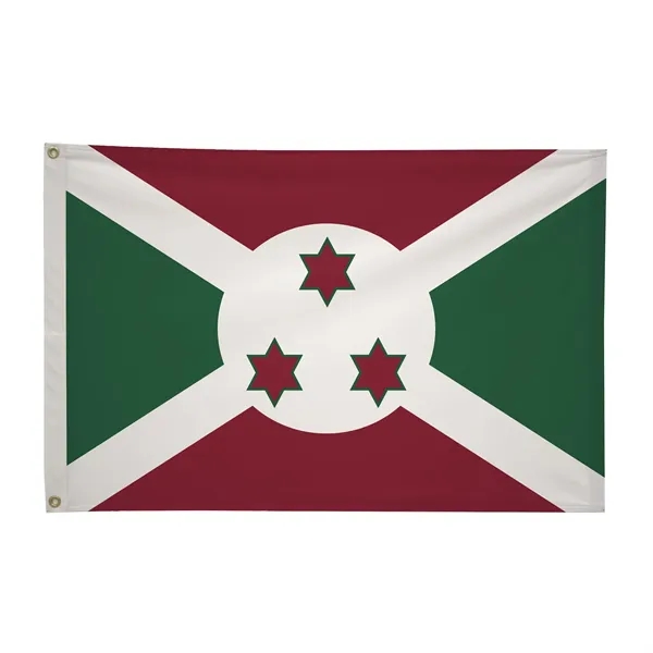 2' x 3' international flag with snow-white header and brass grommets.... from ASI 87188 Showdown Displays