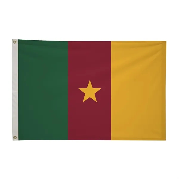 2' x 3' international flag with snow-white header and brass grommets.... from ASI 87188 Showdown Displays