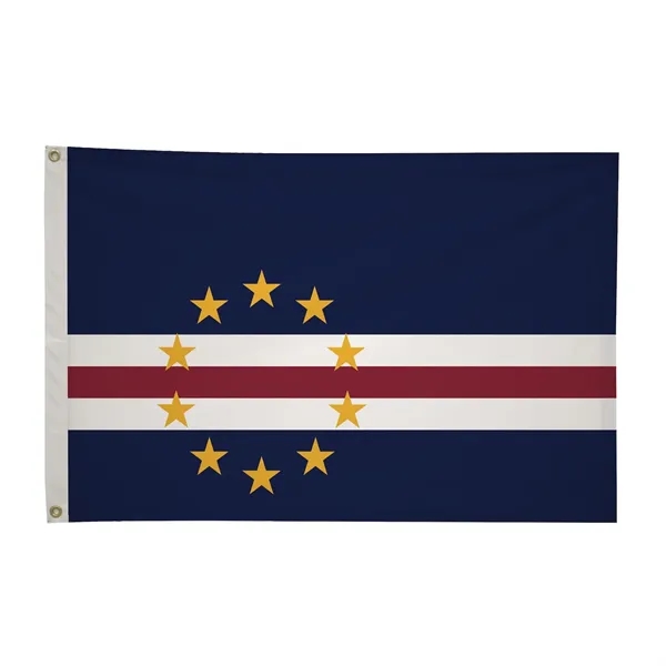 2' x 3' international flag with snow-white header and brass grommets.... from ASI 87188 Showdown Displays