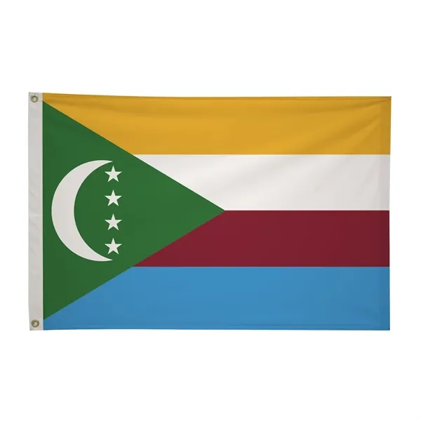 2' x 3' international flag with snow-white header and brass grommets.... from ASI 87188 Showdown Displays