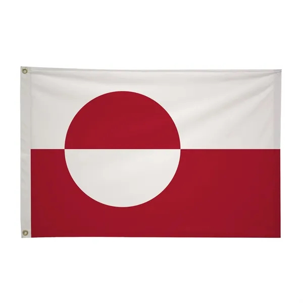 2' x 3' international flag with snow-white header and brass grommets.... from ASI 87188 Showdown Displays