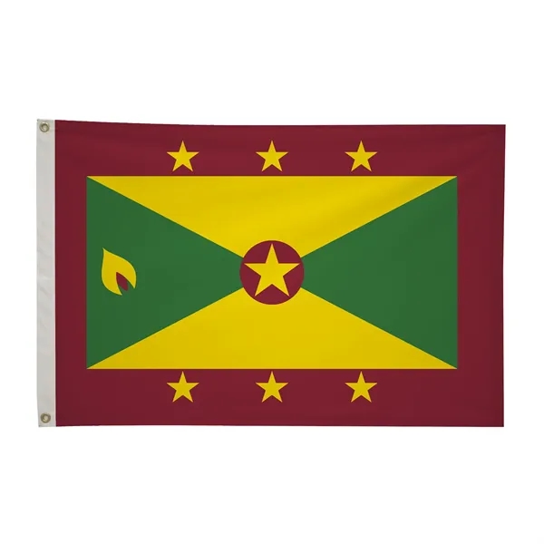 2' x 3' international flag with snow-white header and brass grommets.... from ASI 87188 Showdown Displays